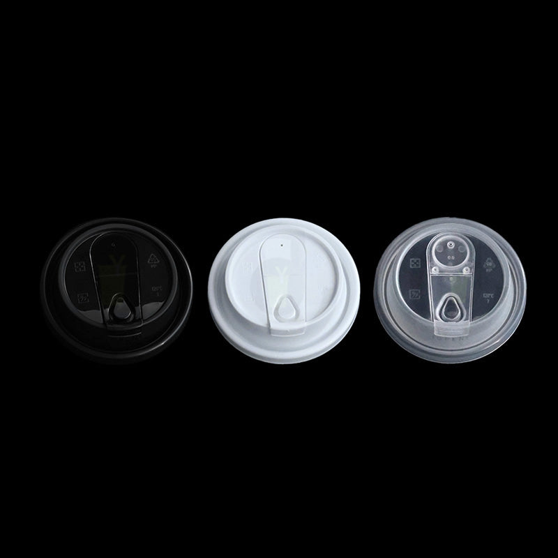Custom Disposable PP Plastic Lid Hot Drink Cover Cap Plastic Lids for Cups