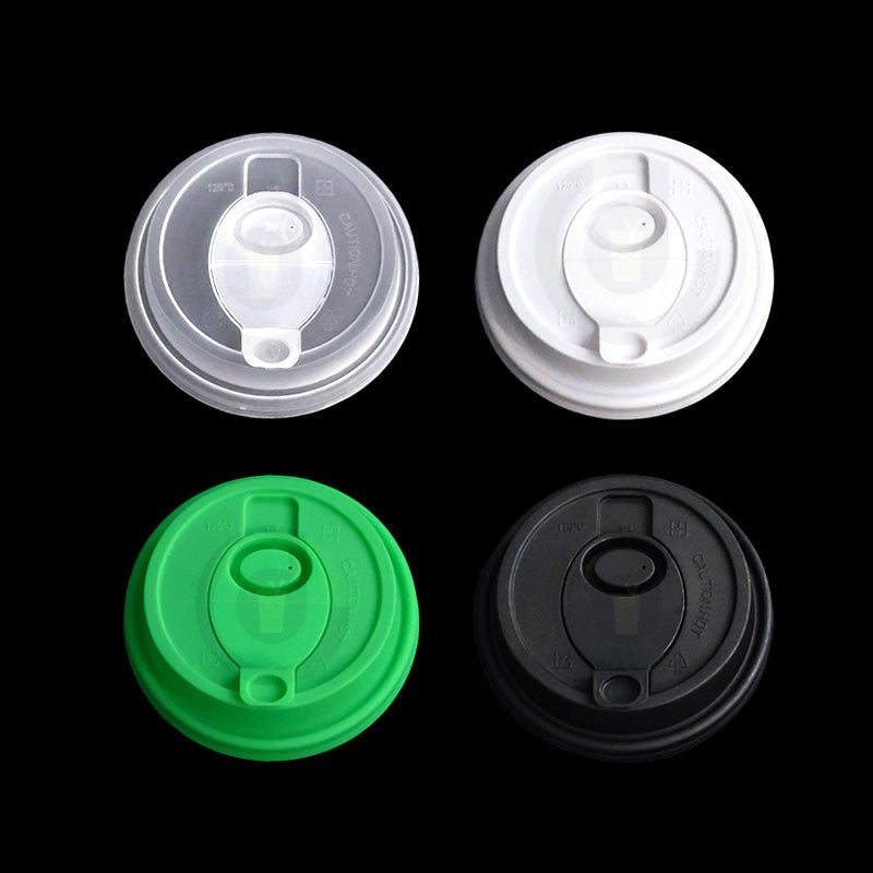 Disposable 90mm PP Plastic Paper Lid for Coffee Hot Drink Cup Lids Colour PP Cup Cover
